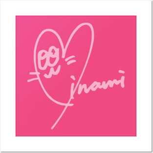 Minami Kotobuki Pink Signature Oshi no Ko T Shirt Design / Oshinoko Anime Characters Sign Posters and Art